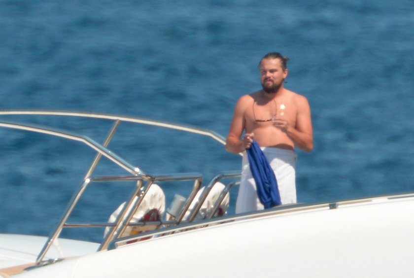 Leonardo DiCaprio na jachcie