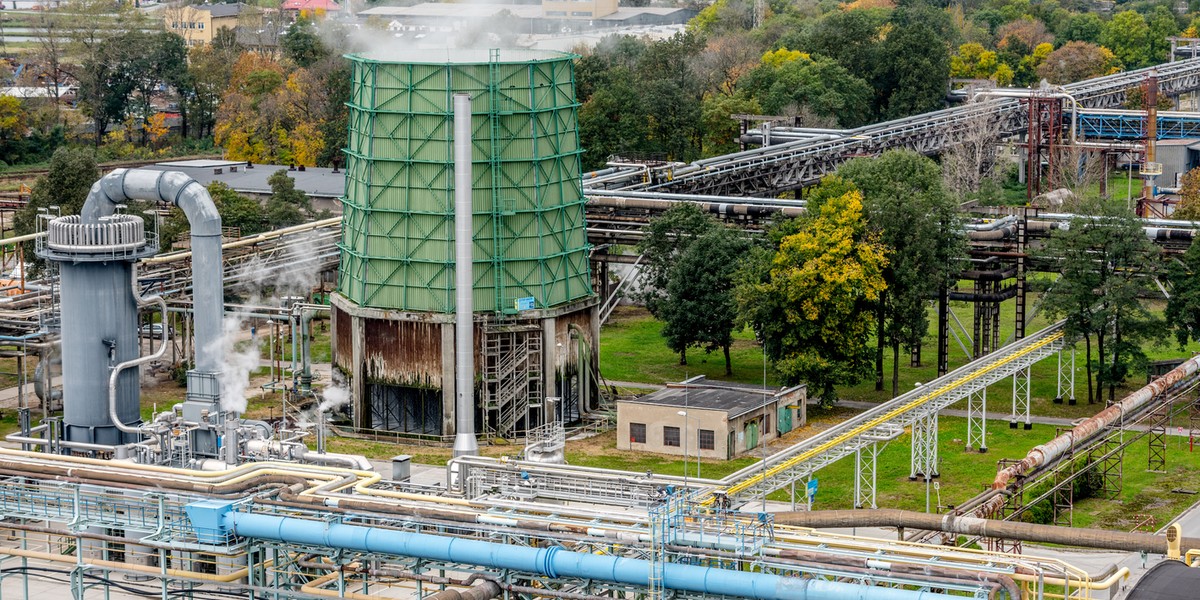 Zakład produkcyjny Grupy Azoty w Tarnowie. 