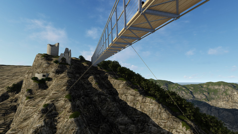 W Chorwacji powstanie 462-metrowy most wiszący nad rzeką Krka 