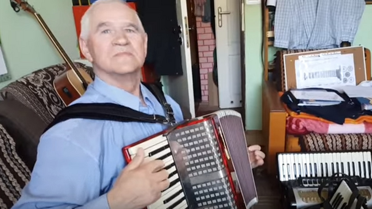 Warszawa: 72-letni Stanisław Nowak sprzedaje instrumenty, by zarobić na leki