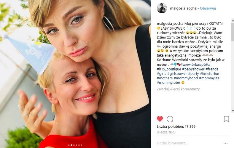 baby shower Małgorzaty Sochy