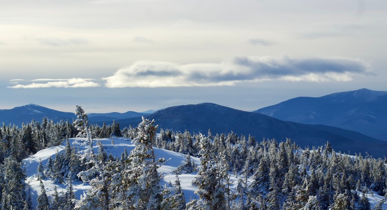 Maine's lowest recorded temperature was -50 degrees Fahrenheit in Big Black River on January 16, 2009.