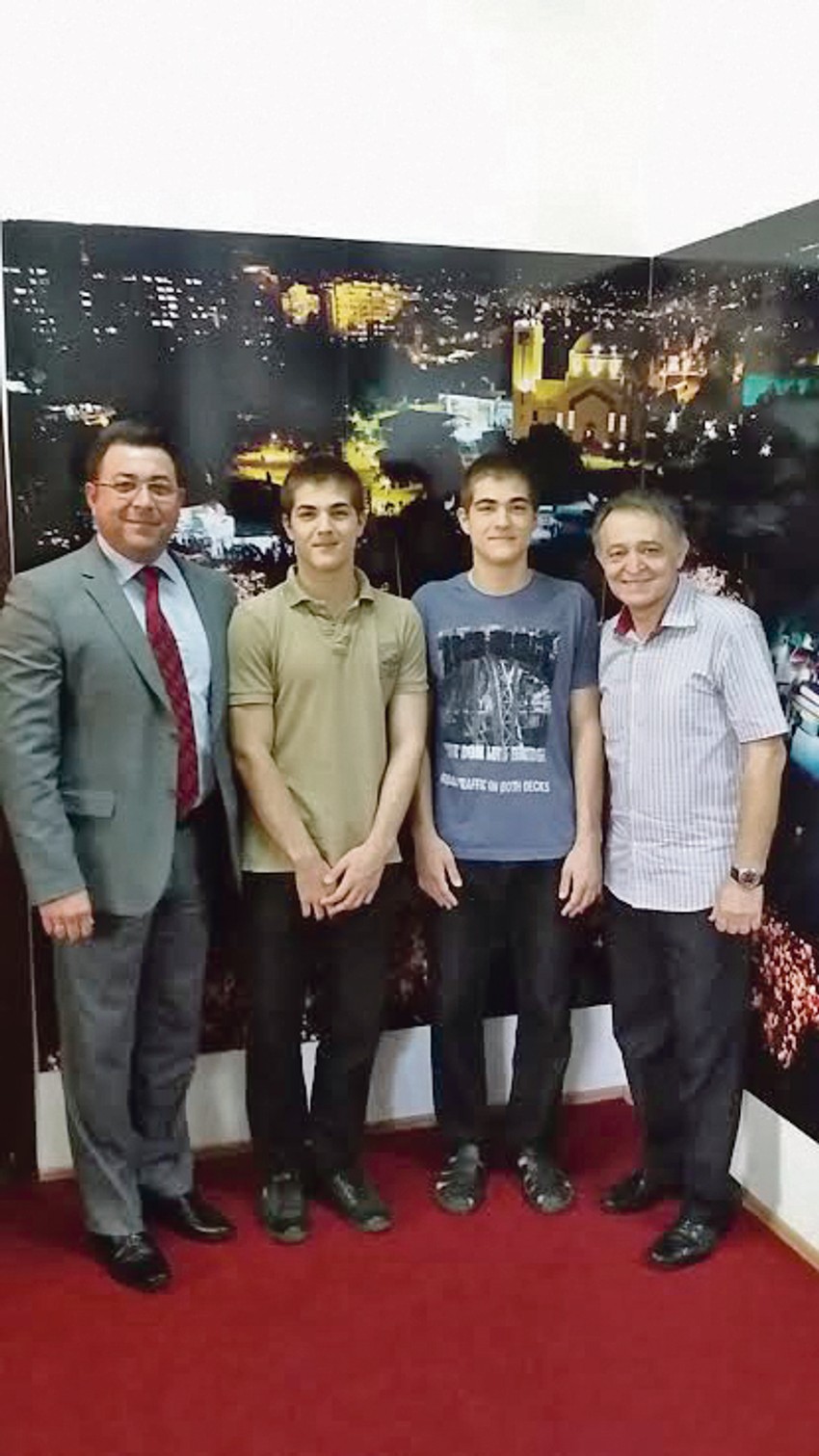 Podrška: Milan Krstić, predsednik opštine Medijana sa talentima