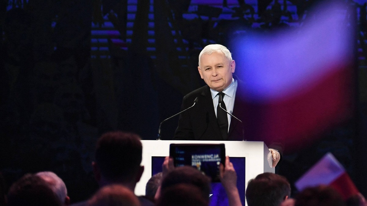 Jarosław Kaczyński podczas konwencji PiS - 15.12.2018