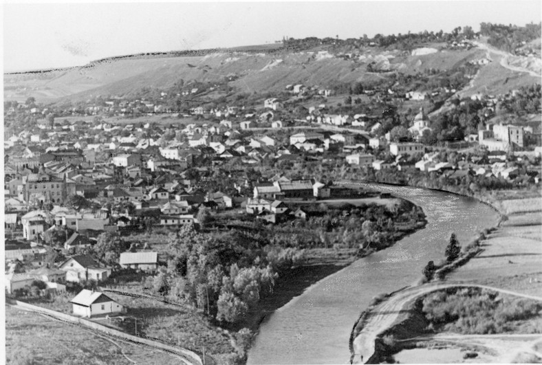 Czortków nad Seretem. Widok na miasto