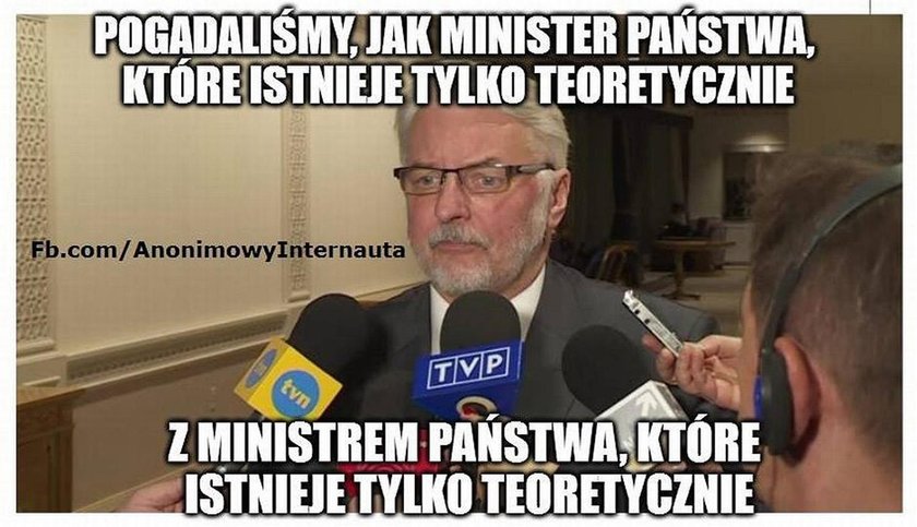 Waszczykowski i "San Escobar". Internauci kpią. MEMY