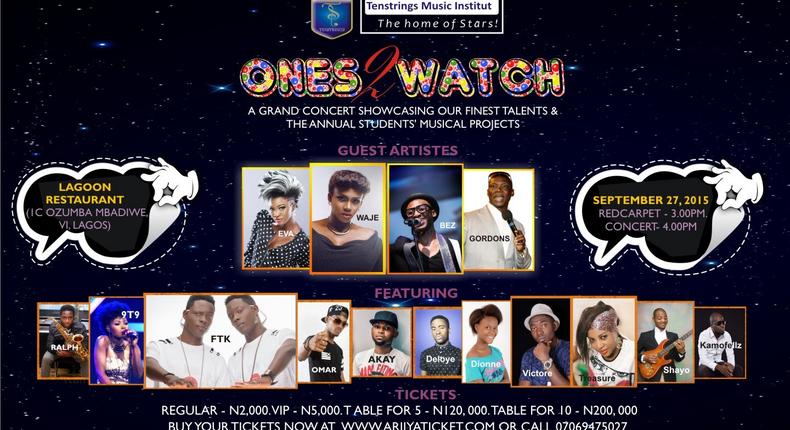 Ones2Watch Concert 2015 banner