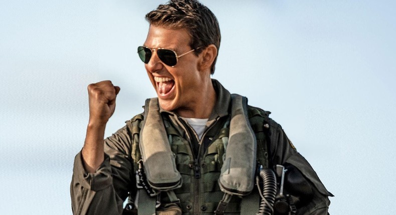 Tom Cruise in Top Gun: Maverick.