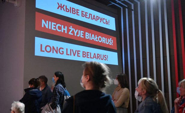 Otwarcie wystawy pt. "Żywie Biełaruś! Niech żyje Białoruś!" w Europejskim Centrum Solidarności w Gdańsku