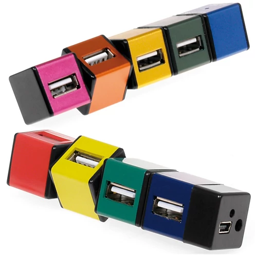 MT5020 (u góry) i MT5021 (na dole), to ciekawy pomysł na hub USB. Droższy model posiada metalową obudowę