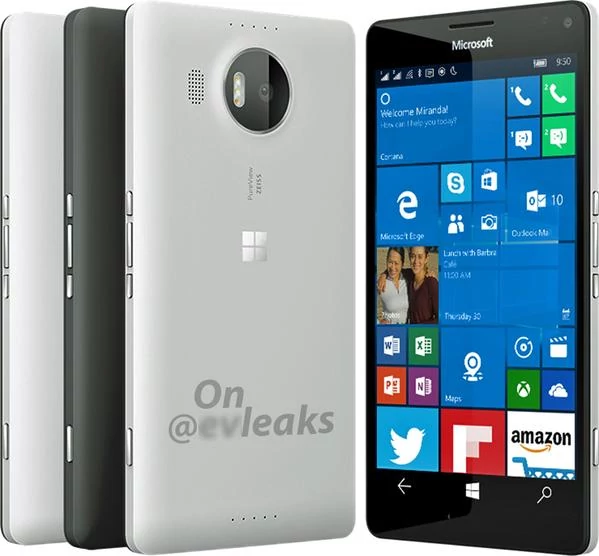 Microsoft Lumia 950 XL pozuje na kolejnym renderze