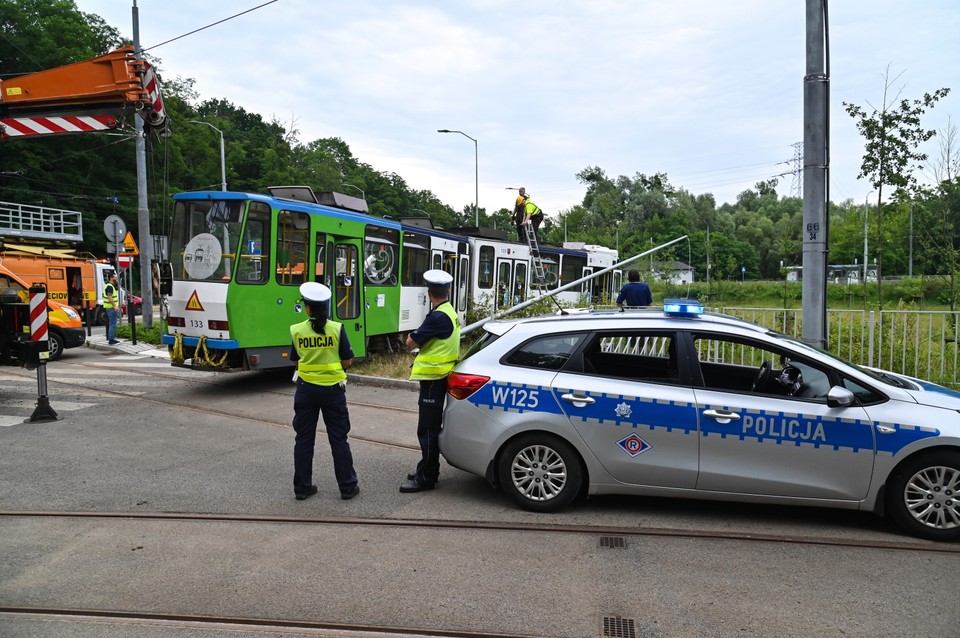 Szczecin. Wypadek tramwaju