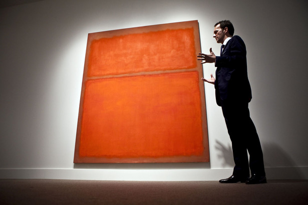 Obraz "untitled" Marka Rothko.