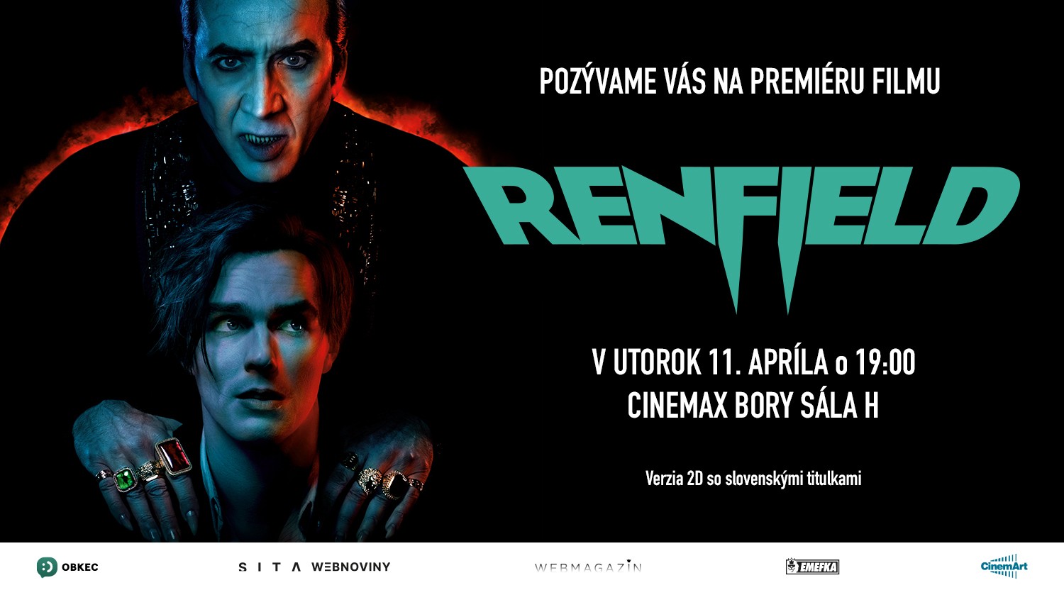 Renfielda uvidíte v slovenských kinách už 13. apríla.