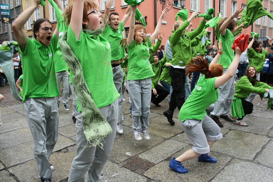 Flash mob w Gdańsku