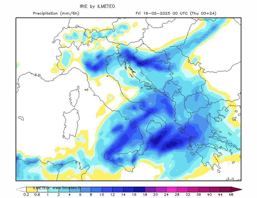16. maja kroz "bečka vrata" prodor hladnog vazduha spušta temperaturu za 10 stepeni u odnosu na četvrtak
