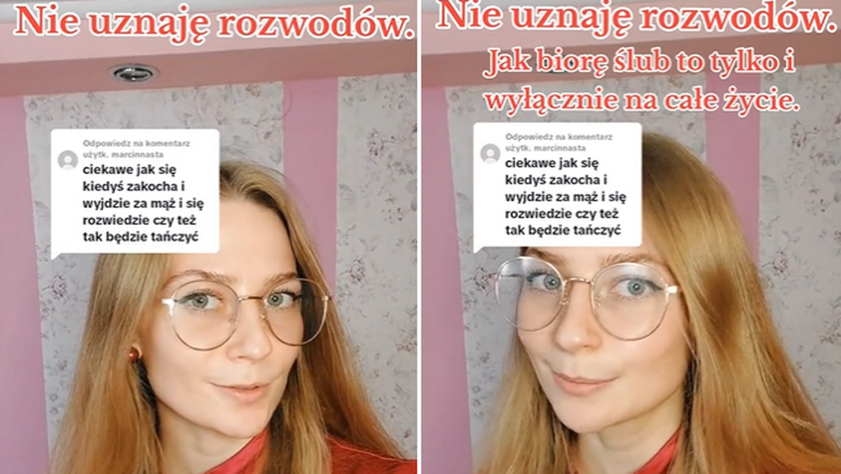 Katolicka influencerka mówi o rozwodach. "Biorę ślub to tylko na całe życie"