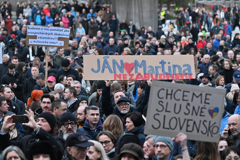 Demonstracja w Bratysławie