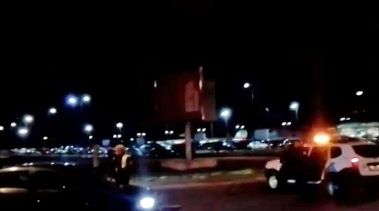 Éjfélig tartott a kiürítés a reptéren / Fotó: Youtube