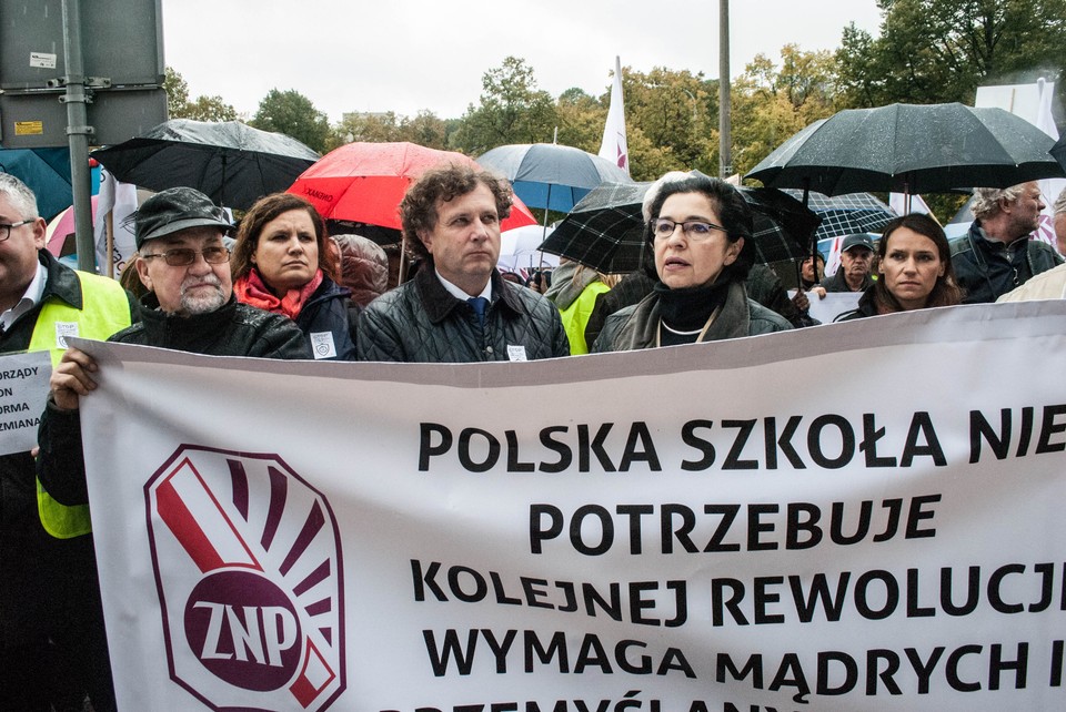 Nauczyciele protestowali w Gdańsku. "To jest sygnał ostrzegawczy dla całego rządu"