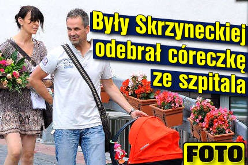 Były Skrzyneckiej odebrał córeczkę ze szpitala. FOTO