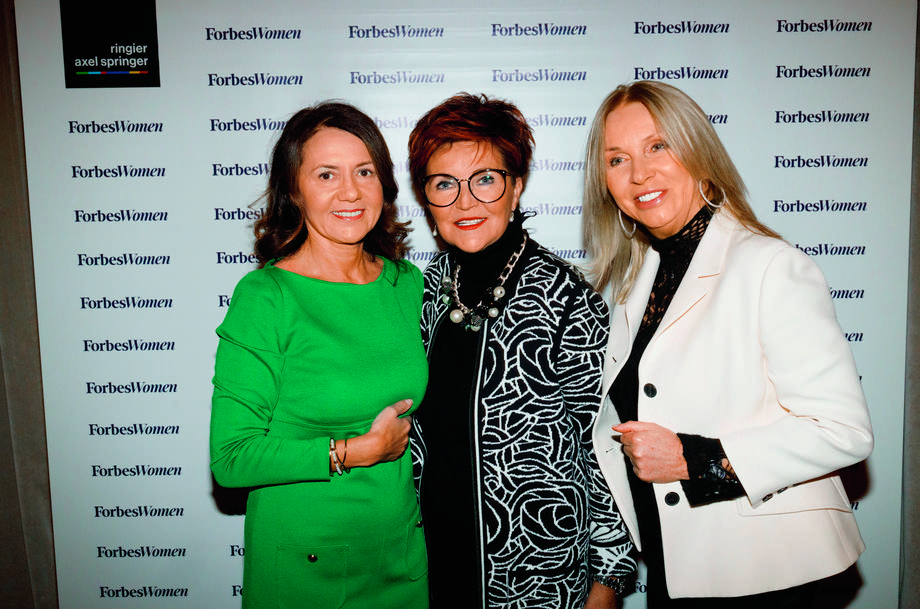 Od lewej: Ela Raczkowska (Vital Voices), Jolanta Kwaśniewska, Mariola Bojarska-Ferenc.