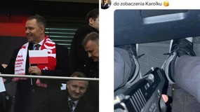 „Do zobaczenia Karolku”. Wpis ze zdjęciem pistoletu wywołał alarm służb. Prezydent zagrożony?