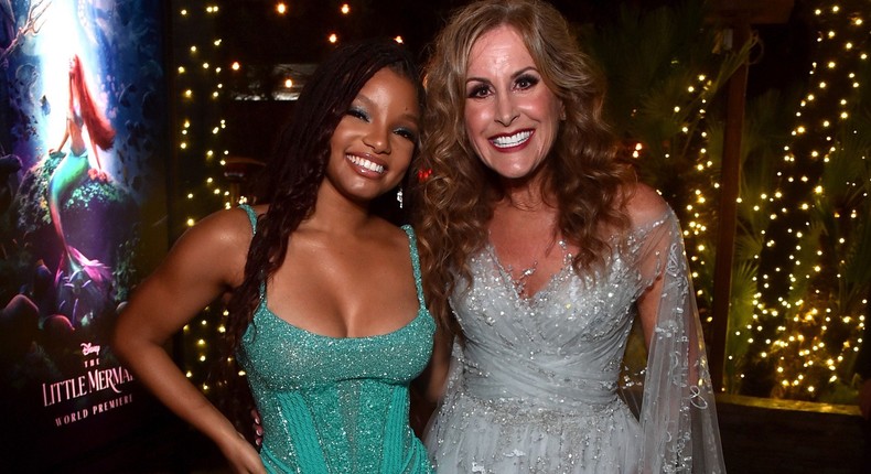 Halle Bailey and Jodi Benson.Alberto E. Rodriguez/Getty Images