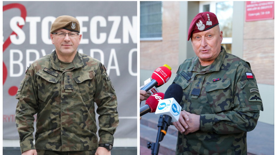 Gen. Krzysztof Stańczyk i gen. Marek Sokołowski