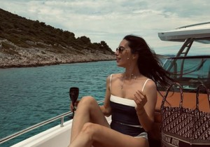 Marija Egelja na jahti