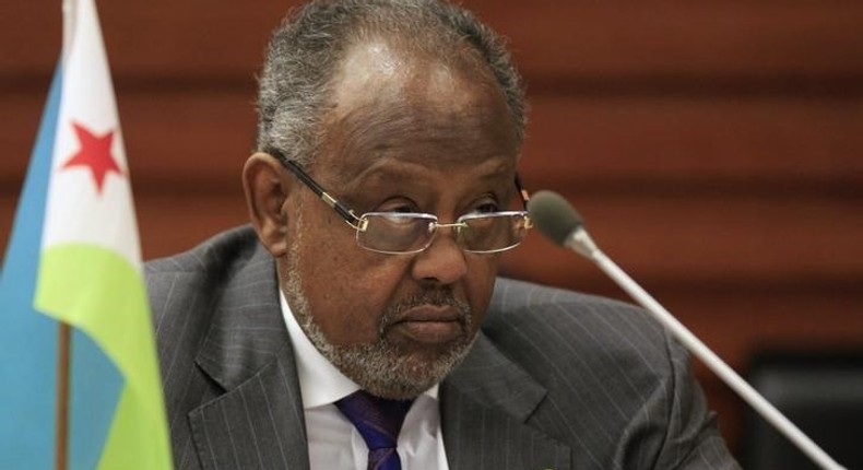 Djibouti's President Ismail Omar Guelleh attends an Extraordinary Summit of Intergovernmental Authority on Development (IGAD) Heads of State during the African Union summit in Ethiopia's capital Addis Ababa, January 31, 2014. REUTERS/Tiksa Negeri