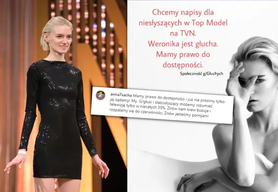 Głusi reagują na udział głuchej modelki w "Top Model". "Chcemy napisy dla niesłyszących"