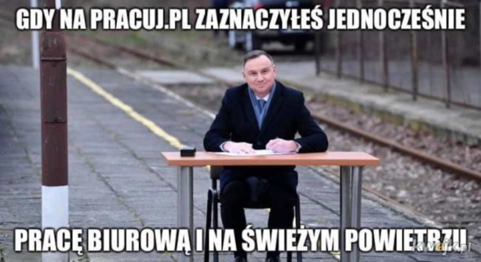 Memy z Rafałem Trzaskowskim i Andrzejem Dudą