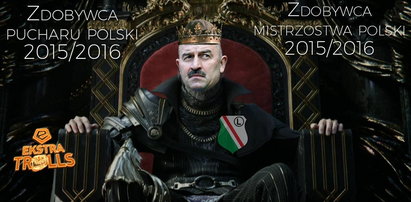 Legia Mistrzem Polski. Zobacz MEMY