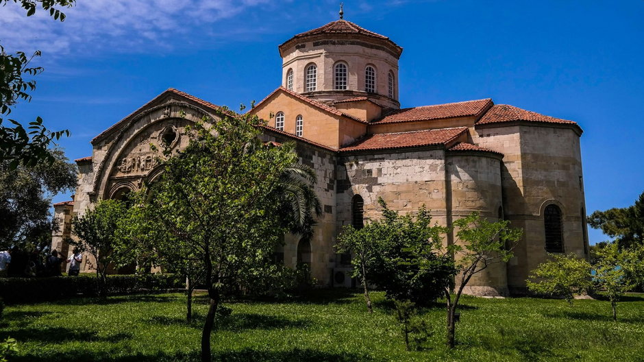 Trapezuncka Hagia Sophia wybudowana za rządów cesarza Trapezuntu Manuela I Wielkiego (1238–1263)