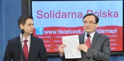 Szantażują PO. Solidarna Polska stawia warunki