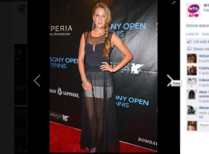 Tenisistki błyszczały na czerwonym dywanie