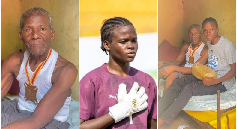 Black Princesses captain Afi Amenyeku presents African Games gold medal to her father