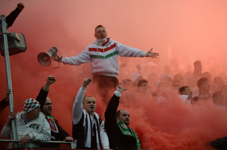 Nieznani Sprawcy obchodzili swoje święto na trybunach stadionu Legii
