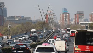 Gužva u Beogradu