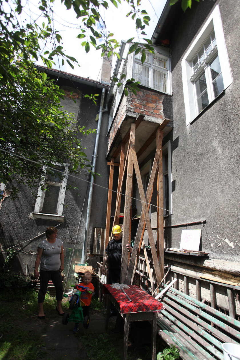 balkon grozy w Gdańsku