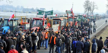 Protest rolników w Łowiczu