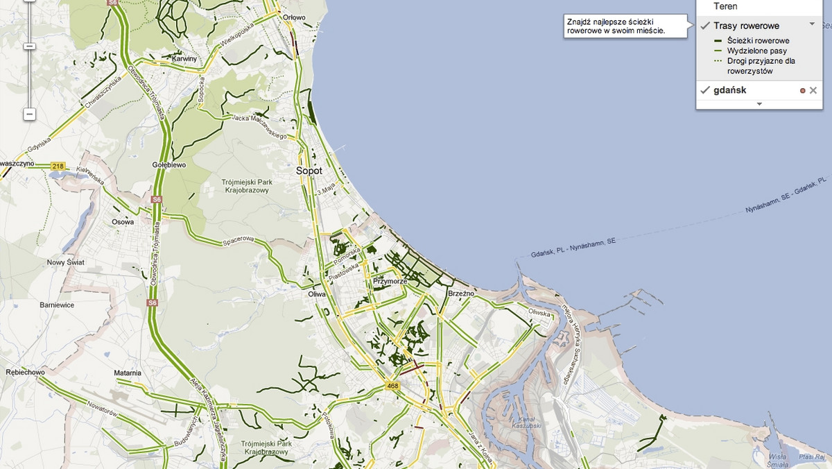 W 2012 Google dodało do swoich Map wskazówki dojazdu rowerem w kilku europejskich krajach: Niemczech, Francji, Irlandii, Luksemburgu i Liechtensteinie. Od tamtego czasu stały się one bardzo popularną funkcją map. Teraz wskazówki dojazdu rowerem są również dostępne dla Polski.