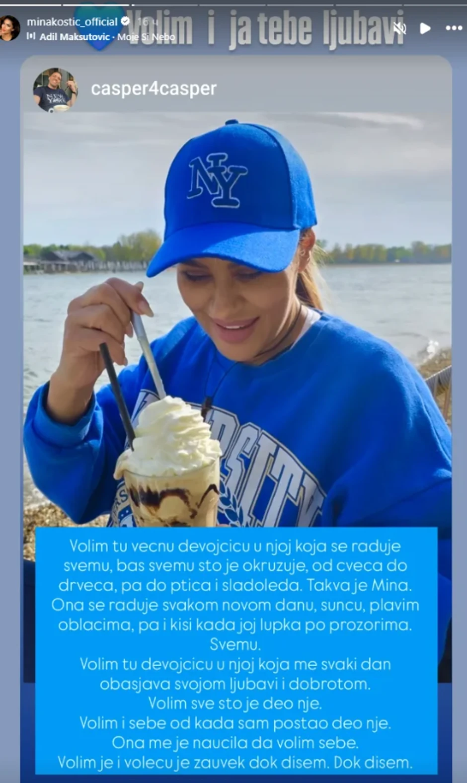 Mina Kostić, objava