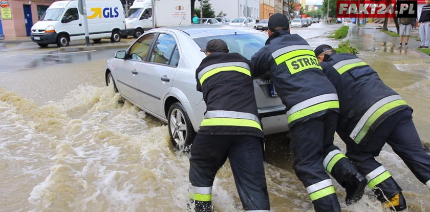 Zalany Gdańsk. Trwa usuwanie skutków nawałnicy