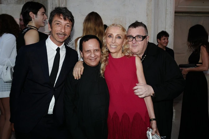 Kreator sa Frančeskom Socani i prijateljima 2015. u Rimu: urednica italijanskog "Voga" je preminula u decembru prošle godine