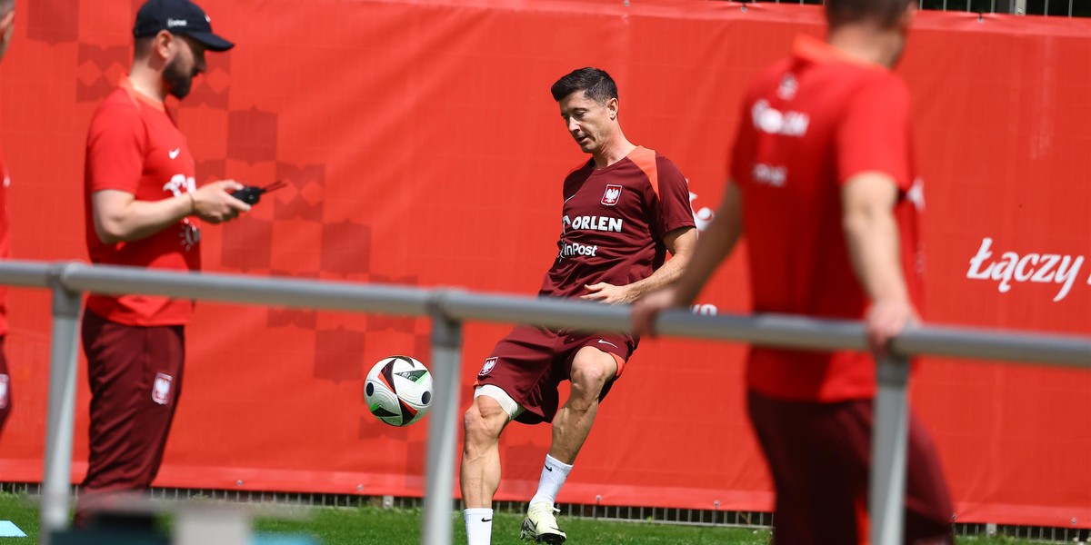 Robert Lewandowski w akcji.