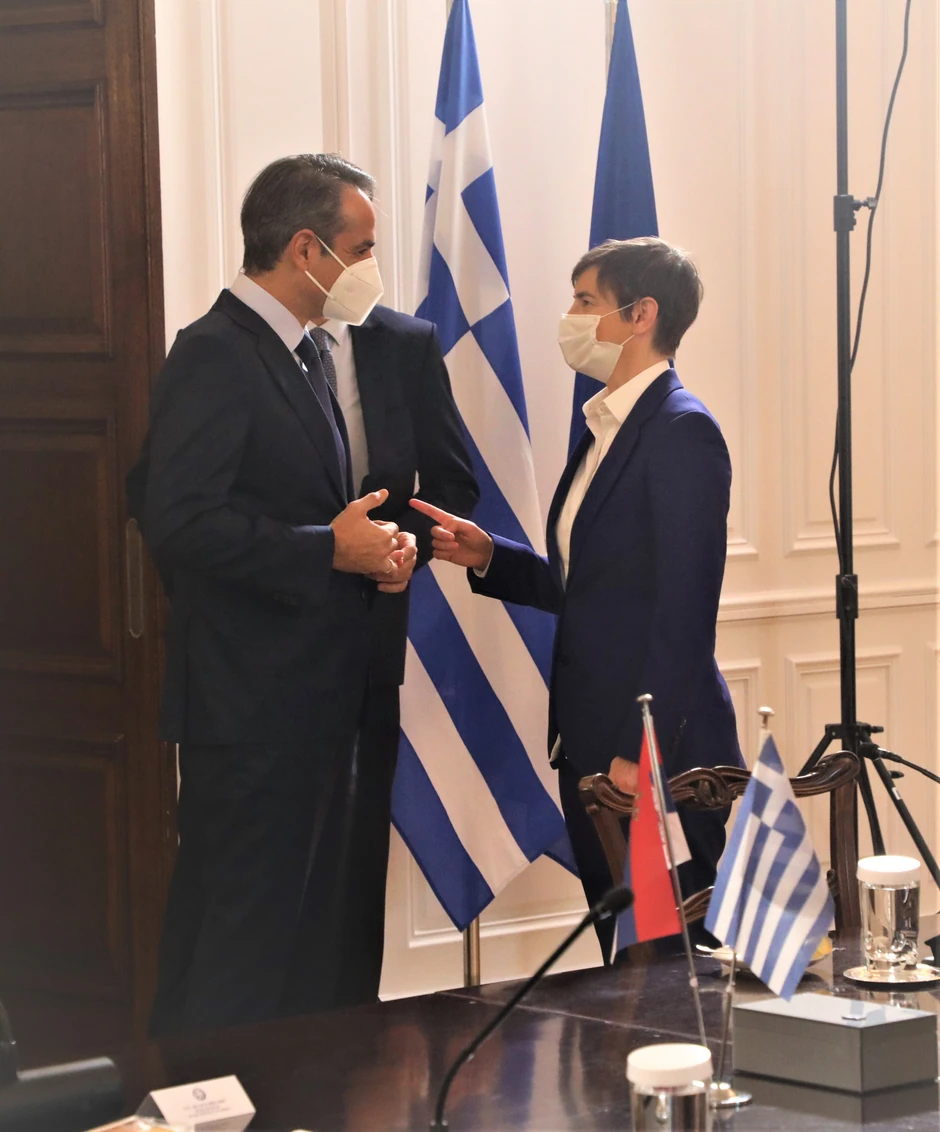 Ana Brnabić i Kirjakos Micotakis