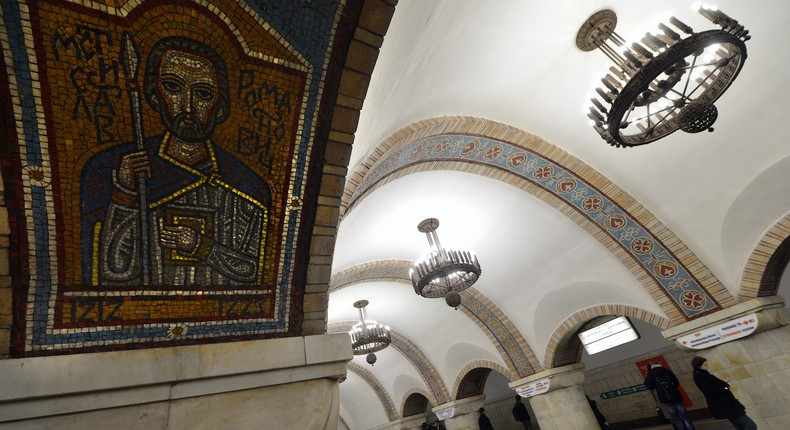 Ukraine's metro was the first one the Soviet Union considered building in the 1880s, but its first stations weren't built until 1960, 35 years after Moscow's subway first opened.