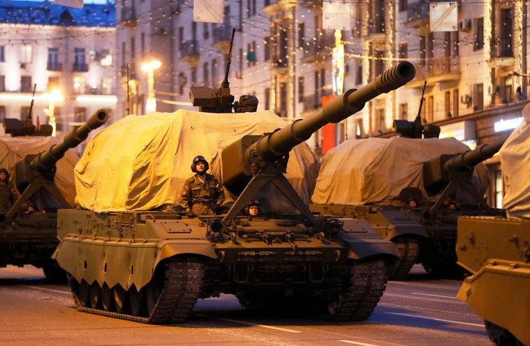 PRZYGOTOWANIA DO PARADY ZWYCIĘSTWA W MOSKWIE